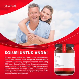 Solusi keharmonisan rumah tangga dengan Madu Pasutri Essenzo Couple Honey