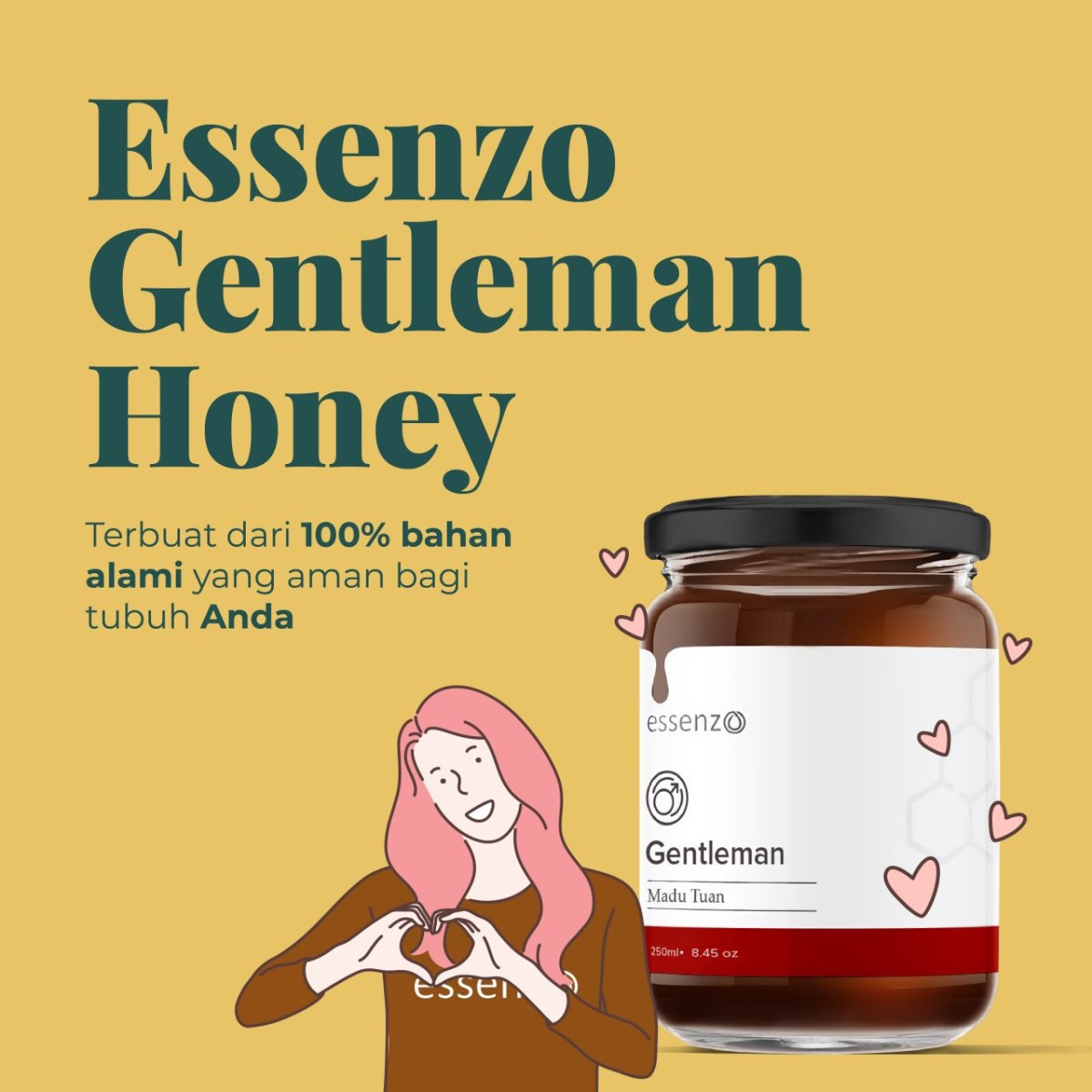 Lemah Syahwat Sembuh Total – Essenzo Gentleman&nbsp;Honey