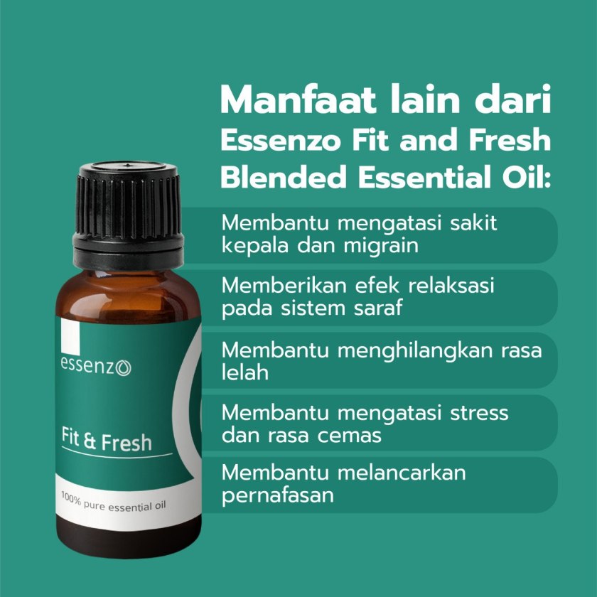 Solusi sakit Kepala dan Migrain dengan Essenzo Fit and Fresh Oil