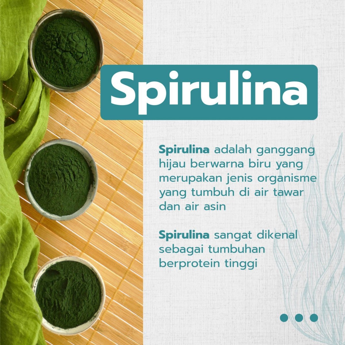 Essenzo Spirulina menurunkan tekanan darah meningkatkan daya tahan&nbsp;tubuh