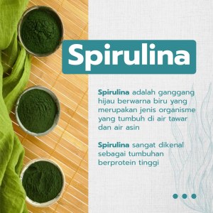 Maskeran dengan Essenzo Spirulina meregenerasi Sel&nbsp;Baru