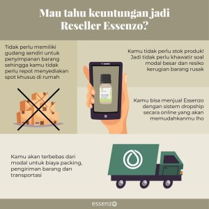 Yuk, dapatkan tambahan penghasilan dengan bergabung jadi Reseller&nbsp;Essenzo