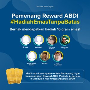 pemenang reward emas 10 gram reseller essenzo